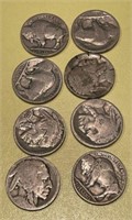 9 1930’s Buffalo Nickels