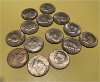 14- 1960’s Kennedy Half Dollars
