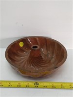 Old Redware stone cooking mold
