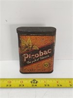 Picobac pocket tabacco tin with estate remains