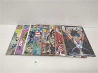 Butcher & supreme comics, issues 1-4 of each