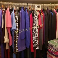 Closet full of ladies clothes (size 8-10, medium)