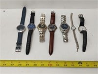 7 Watches, all need batteries