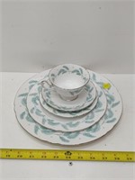 Shelley "serenity" 5 pc Place setting