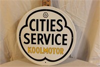 CITIES SERVICE KOOLMOTOR METAL SIGN (REPRODUCTION)