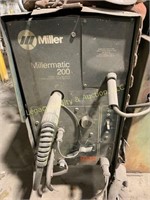 Millermatic 200 welder w/ cart