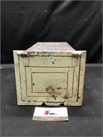 Vintage Slide/Drawer Lock Box