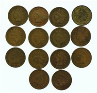 Lot #5 - 10 Indian Head Cents: 1889, 1901, 02