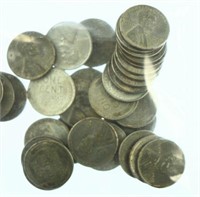Lot #28 - Bag of Approx. 30 Steel Wheat Cents