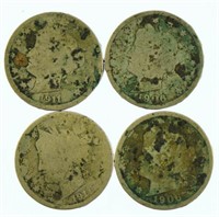 Lot #36 - Four Liberty Nickels