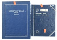 Lot #54 - Two Roosevelt Silver Dime Binders -