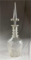 Early 19th C. Anglo-Irish Cut Glass Decanter