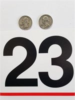 1934 & 1954 Quarters -  ungraded