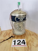 Michelob Light   Light/clock  cord repaired works