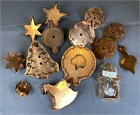 14 Collectible Holiday Copper Cookie Cutters