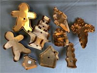 8 Classic Collectible Copper Cookie Cutters