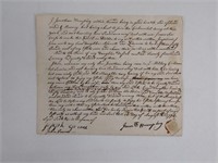 1776 J Humphreys Handwritten Will