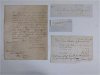 1770-80's American Military Signature & Documents
