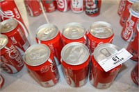 6 CANS 355ML COKE CLASSIC (EMPTY)