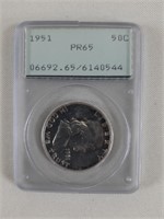1951 Proof Franklin Silver Half Dollar