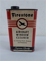 Firestone Aircraft Window Cleaner Tin
