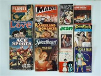 12pc Pulp & Other Magazines Lot