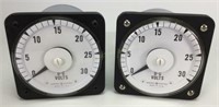 GE DB18 & 8DB DC Panel Voltmeters