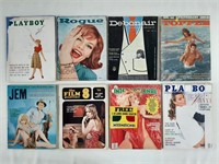 8pc Men's Adult Magazines Lot