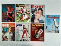 7pc Men's Adult Magazines Lot