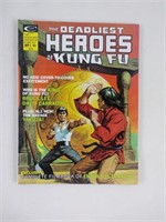 Vtg Deadliest Heroes of Kung Fu #1 Comic Mag