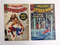 Silver Age Spiderman #33 & #34 Comics