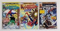 3pc Bronze Age Amazing Spiderman Key Comics