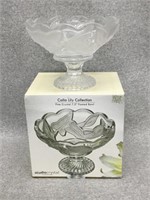 Caila Lily Collection Fine Crystal Footed Bowl