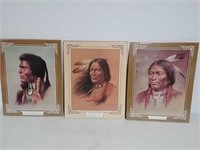 Native American bust prints