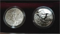 Dolley Madison proof and uncirculated-2 coin set