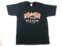 92.5 Bo & Jim KZPS Rock Station T-Shirt, Large