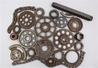 Lot of Steam Punk Chains & Gears