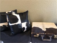 Cowhide Pillows & Breifcase