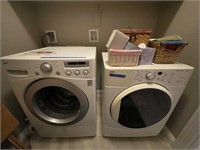 H - LG Washer & Kenmore Electric Dryer 2pc Lot