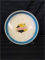 Vintage Falstaff beer bar tray.  13 in diameter.