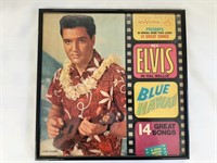 Elvis Presley Blue Hawaii Framed Lp
