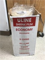 Uline Shrink Film 20 in. X 3,500 ft. S-15000