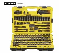 Stanley Black Chrome Mechanics Tool Set