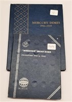 Partial Set of 39 Mercury Dimes
