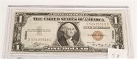 $1 Hawaii Silver Certificate XF PCS Stamps and