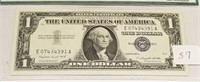 1957-A Silver Certificate PMG 65