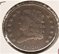 1826 Half Cent VG