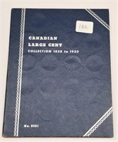 Album of 41 Canadian Large Cents