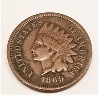 1869/9 Cent F (Corrosion)