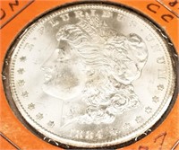 1884-CC Silver Dollar BU